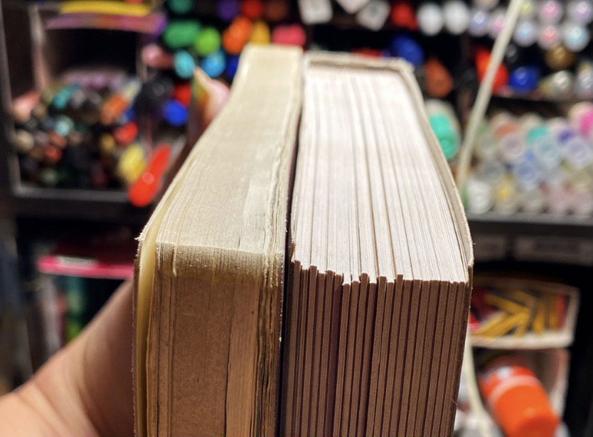 Unika notebook spine